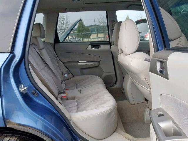JF2SH63659G782399 - 2009 SUBARU FORESTER 2 蓝色 照片 6