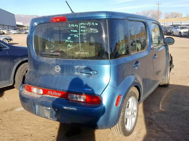 JN8AZ2KR2ET351892 - 2014 NISSAN CUBE S BLUE photo 4