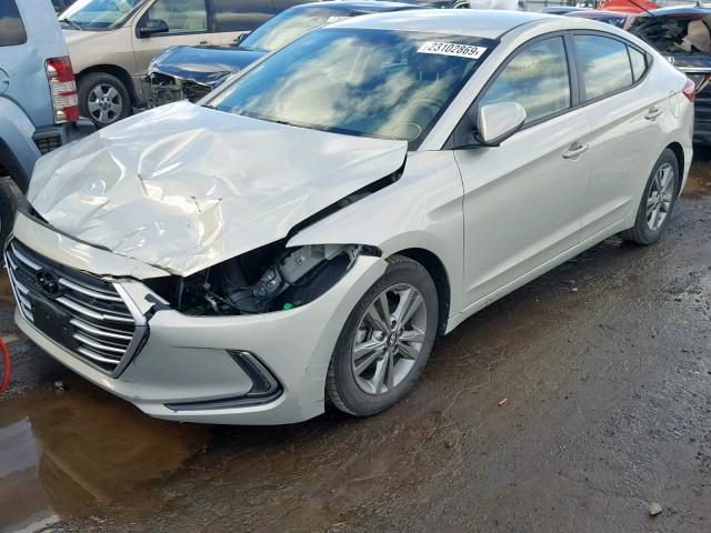 5NPD84LF2HH032531 - 2017 HYUNDAI ELANTRA SE SILVER photo 2