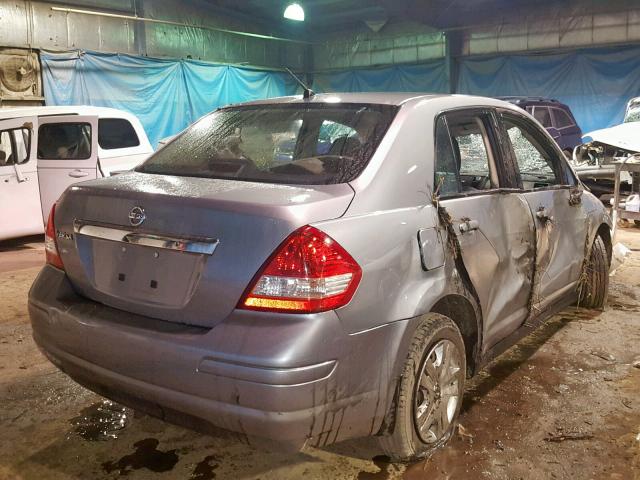 3N1BC1AP8AL400137 - 2010 NISSAN VERSA S 银色 照片 4