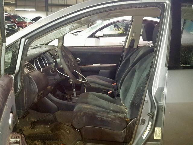 3N1BC1AP8AL400137 - 2010 NISSAN VERSA S 银色 照片 5