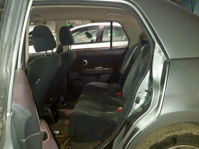 3N1BC1AP8AL400137 - 2010 NISSAN VERSA S 银色 照片 6