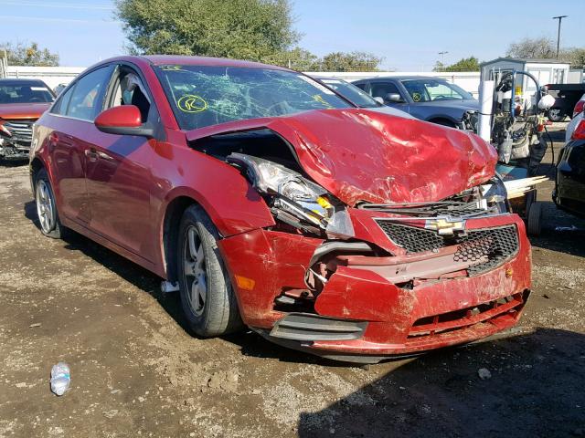 1G1PF5SC5C7149655 - 2012 CHEVROLET CRUZE LT RED photo 1