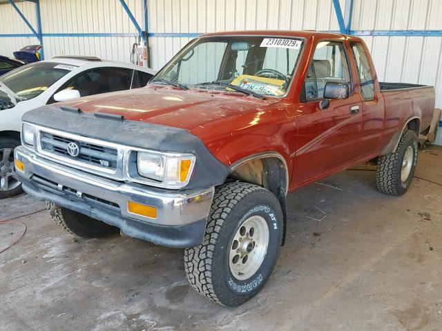 JT4VN13D2R5145309 - 1994 TOYOTA PICKUP 1/2 RED photo 2