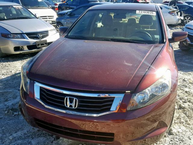 1HGCP2F46AA154692 - 2010 HONDA ACCORD LXP BURGUNDY photo 9