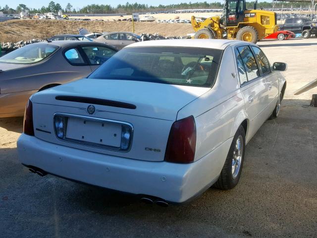 1G6KE57YXYU303958 - 2000 CADILLAC DEVILLE DH WHITE photo 4