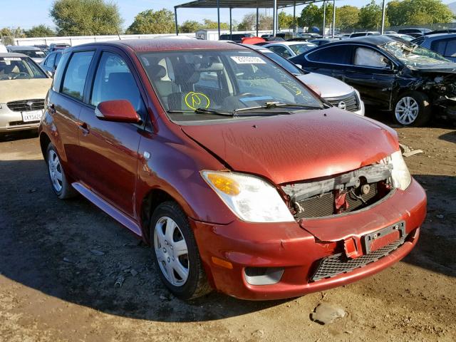 JTKKT604865004548 - 2006 TOYOTA SCION XA ბურგუნდია ფოტო 1