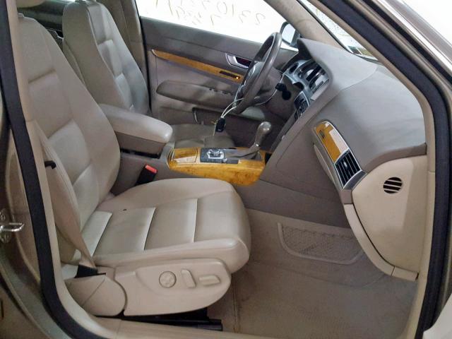 WAUDH74F28N035636 - 2008 AUDI A6 3.2 QUA ბეჟი ფოტო 5