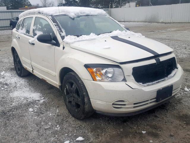 1B3HB48B67D321541 - 2007 DODGE CALIBER SX WHITE photo 1