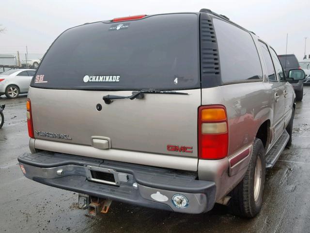 3GKFK16T41G264822 - 2001 GMC YUKON XL K GRAY photo 4