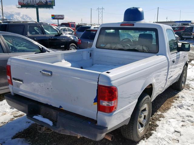 1FTKR1AD0BPA57346 - 2011 FORD RANGER WHITE photo 4