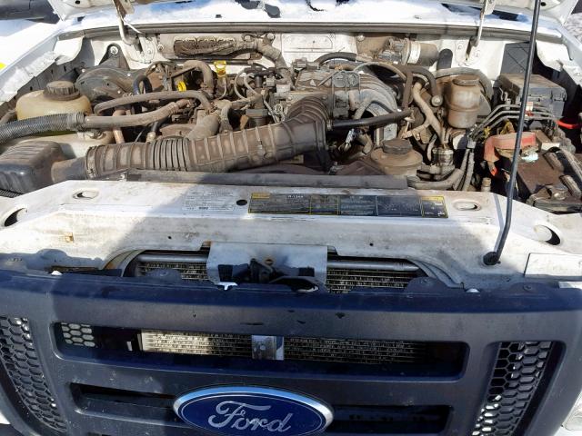 1FTKR1AD0BPA57346 - 2011 FORD RANGER WHITE photo 7