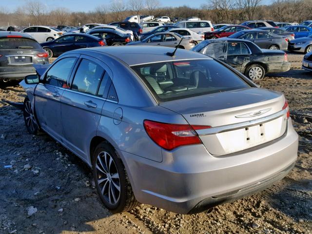 1C3CCBCG6EN172475 - 2014 CHRYSLER 200 LIMITE SILVER photo 3