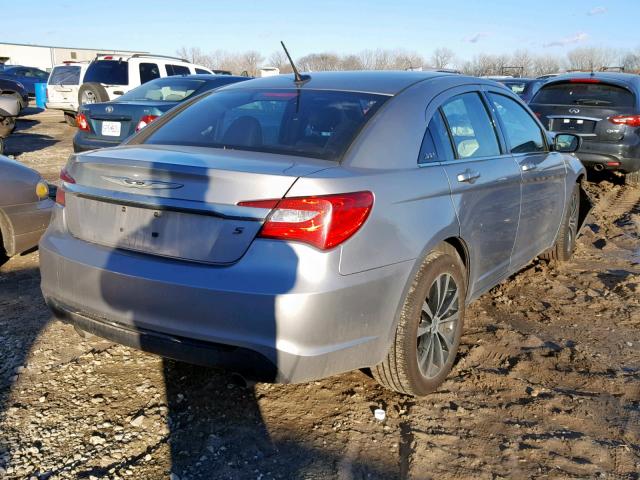 1C3CCBCG6EN172475 - 2014 CHRYSLER 200 LIMITE SILVER photo 4