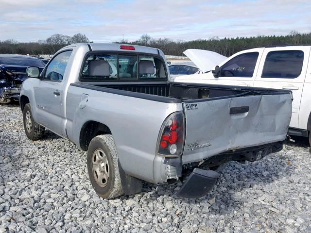 5TENX22N67Z409989 - 2007 TOYOTA TACOMA SILVER photo 3
