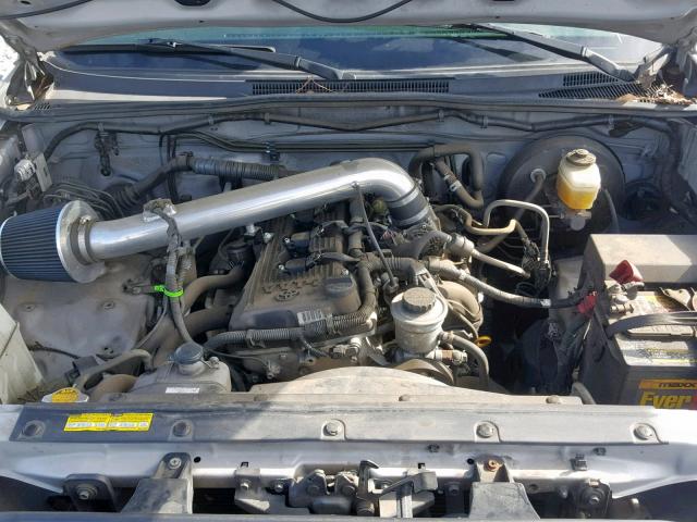 5TENX22N67Z409989 - 2007 TOYOTA TACOMA SILVER photo 7