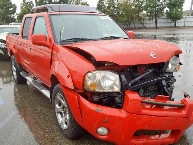 1N6MD27T43C425206 - 2003 NISSAN FRONTIER C RED photo 1