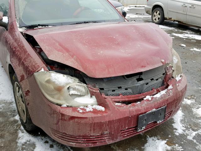 1G2AL18F687221037 - 2008 PONTIAC G5 RED photo 9