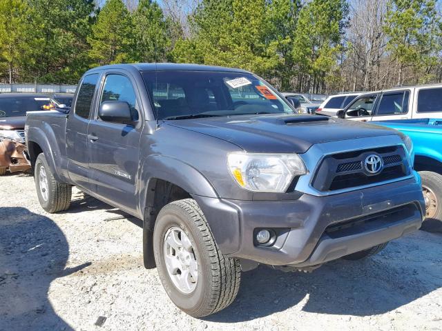 5TFUU4EN8DX065192 - 2013 TOYOTA TACOMA GRAY photo 1