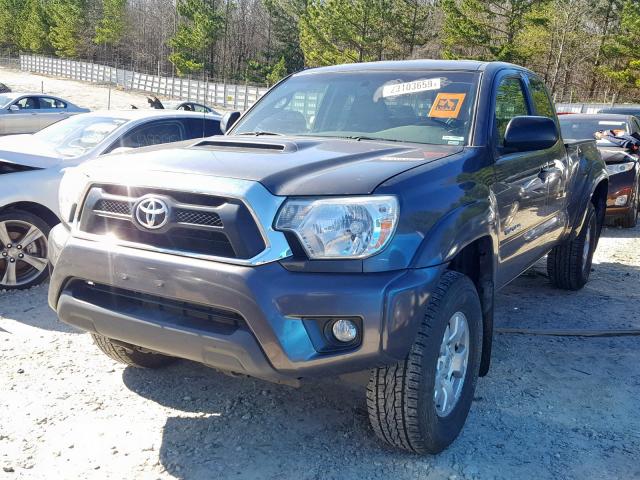 5TFUU4EN8DX065192 - 2013 TOYOTA TACOMA GRAY photo 2