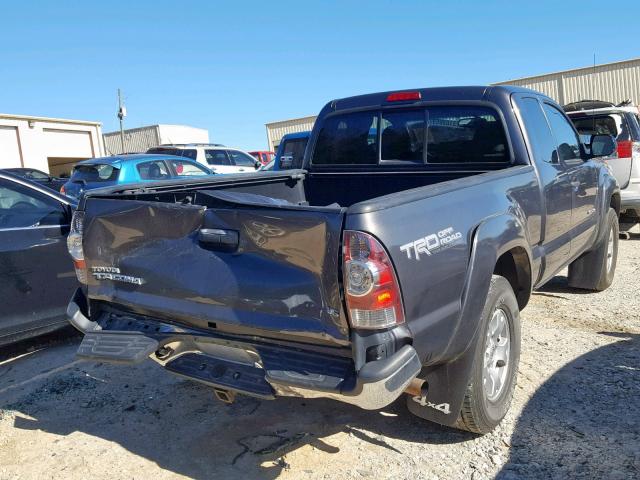 5TFUU4EN8DX065192 - 2013 TOYOTA TACOMA GRAY photo 4