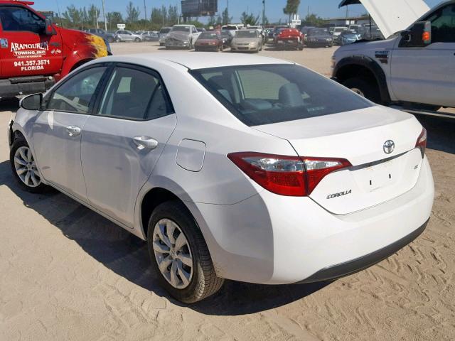 5YFBURHE7GP510220 - 2016 TOYOTA COROLLA L WHITE photo 3