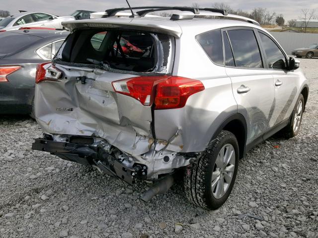 JTMDFREV8FD154062 - 2015 TOYOTA RAV4 LIMIT SILVER photo 4