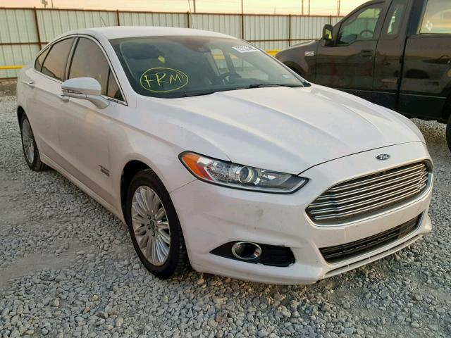 3FA6P0SU0DR247696 - 2013 FORD FUSION TIT WHITE photo 1