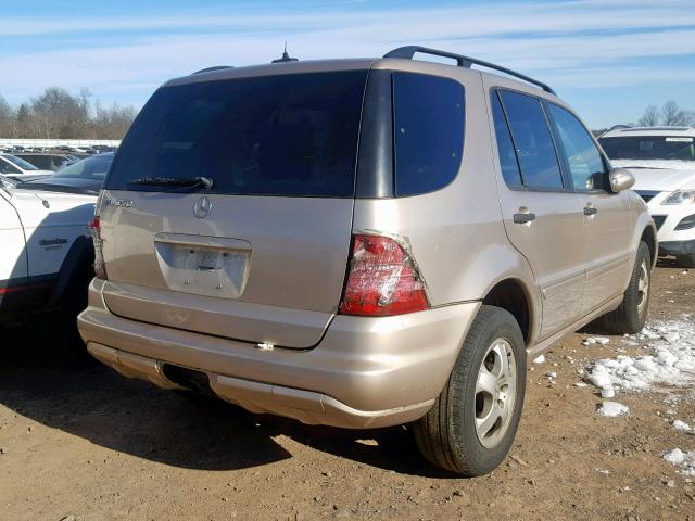 4JGAB57E73A415159 - 2003 MERCEDES-BENZ ML 350 GOLD photo 4