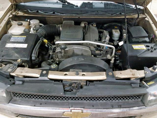 1GNDS13SX62115854 - 2006 CHEVROLET TRAILBLAZE GOLD photo 7