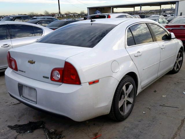 1G1ZC5EU0BF132000 - 2011 CHEVROLET MALIBU 1LT WHITE photo 4