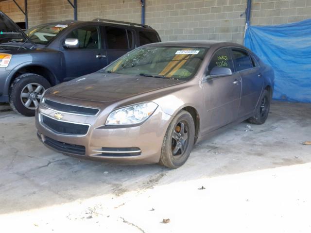 1G1ZB5E10BF186292 - 2011 CHEVROLET MALIBU LS BROWN photo 2