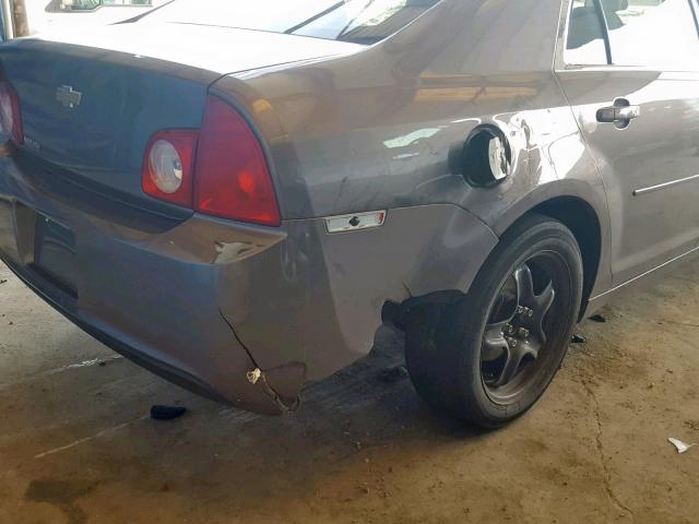 1G1ZB5E10BF186292 - 2011 CHEVROLET MALIBU LS BROWN photo 9