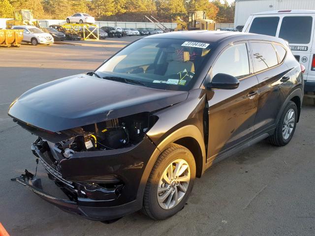 KM8J2CA44JU832626 - 2018 HYUNDAI TUCSON SE BLACK photo 2