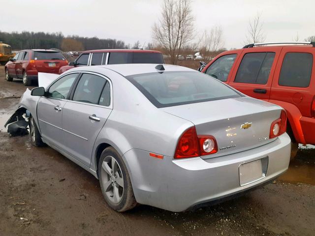 1G1ZC5E03CF251433 - 2012 CHEVROLET MALIBU 1LT SILVER photo 3