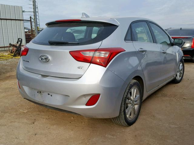 KMHD35LE5DU101350 - 2013 HYUNDAI ELANTRA GT SILVER photo 4