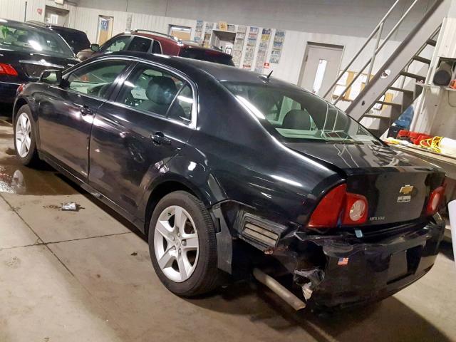 1G1ZB5E18BF265791 - 2011 CHEVROLET MALIBU LS BLACK photo 3