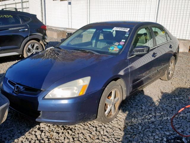 1HGCM56633A079819 - 2003 HONDA ACCORD EX BLUE photo 2