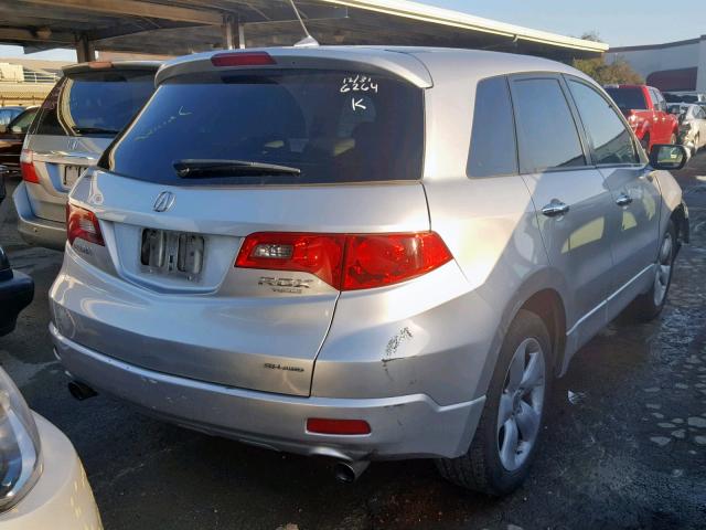 5J8TB182X8A016264 - 2008 ACURA RDX GRAY photo 4