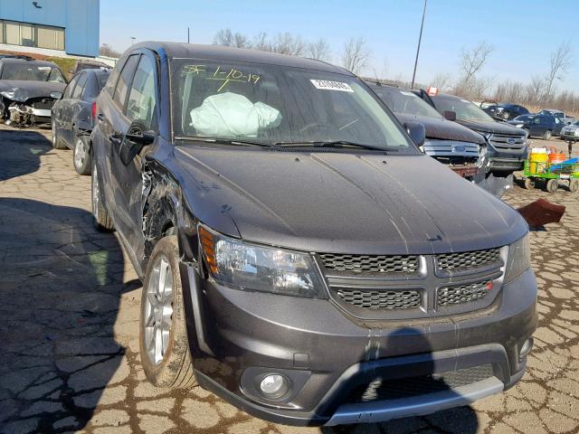 3C4PDDEG5JT431387 - 2018 DODGE JOURNEY GT GRAY photo 1