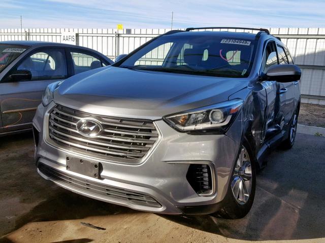 KM8SM4HF5HU240237 - 2017 HYUNDAI SANTA FE S SILVER photo 2