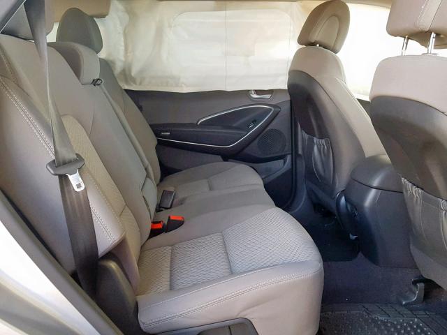 KM8SM4HF5HU240237 - 2017 HYUNDAI SANTA FE S SILVER photo 6