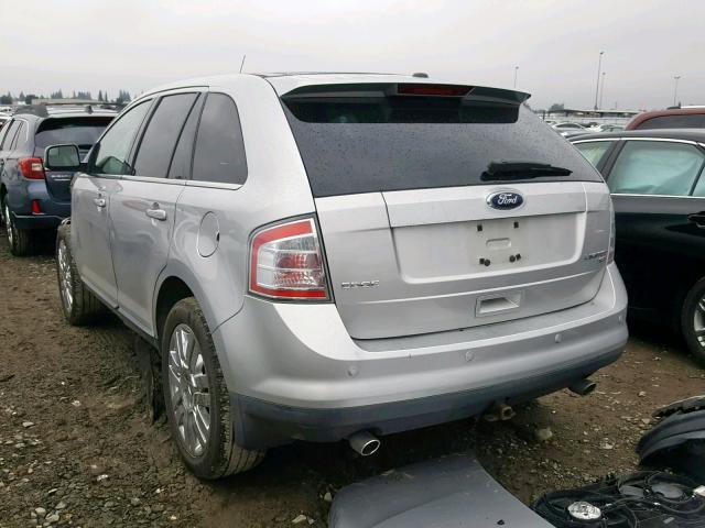 2FMDK49C89BA86049 - 2009 FORD EDGE LIMIT SILVER photo 3