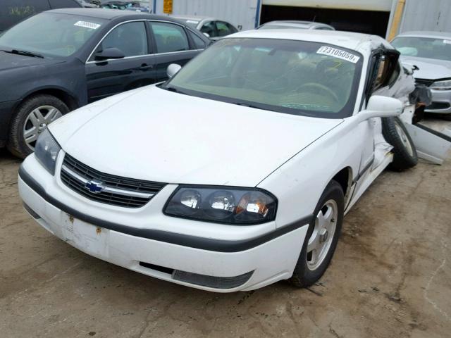 2G1WH55KXY9290140 - 2000 CHEVROLET IMPALA LS WHITE photo 2