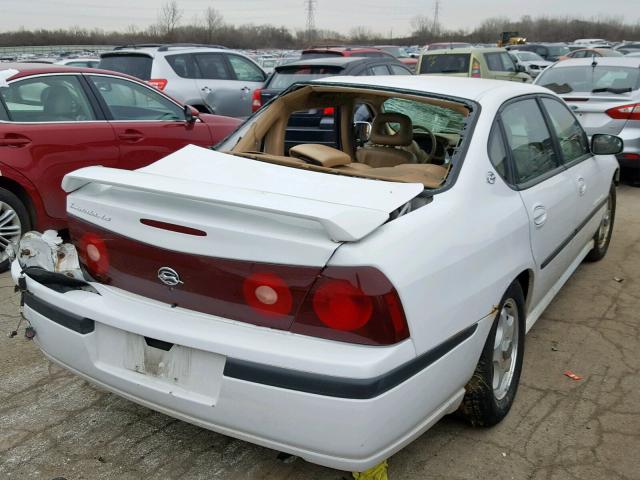 2G1WH55KXY9290140 - 2000 CHEVROLET IMPALA LS WHITE photo 4