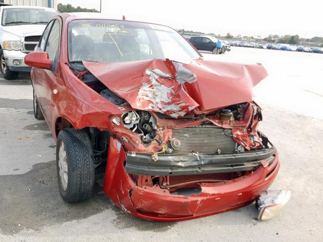 KL1TG52635B432429 - 2005 CHEVROLET AVEO LT RED photo 1