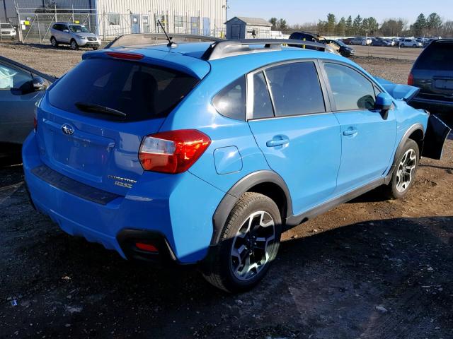 JF2GPABC9G8267609 - 2016 SUBARU CROSSTREK BLUE photo 4