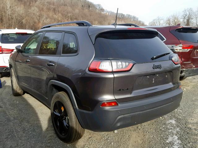 1C4PJMLB4KD291923 - 2019 JEEP CHEROKEE L GRAY photo 3