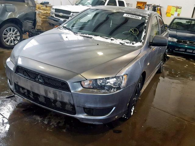 JA32U1FU2DU603431 - 2013 MITSUBISHI LANCER DE GRAY photo 2