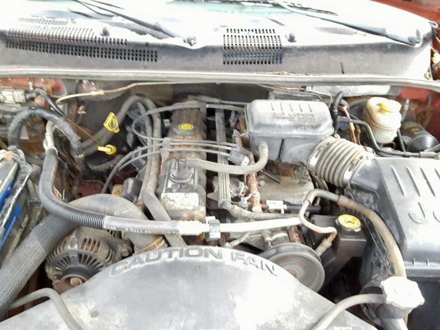 1J4GW48S14C135609 - 2004 JEEP GRAND CHER წითელი ფოტო 7